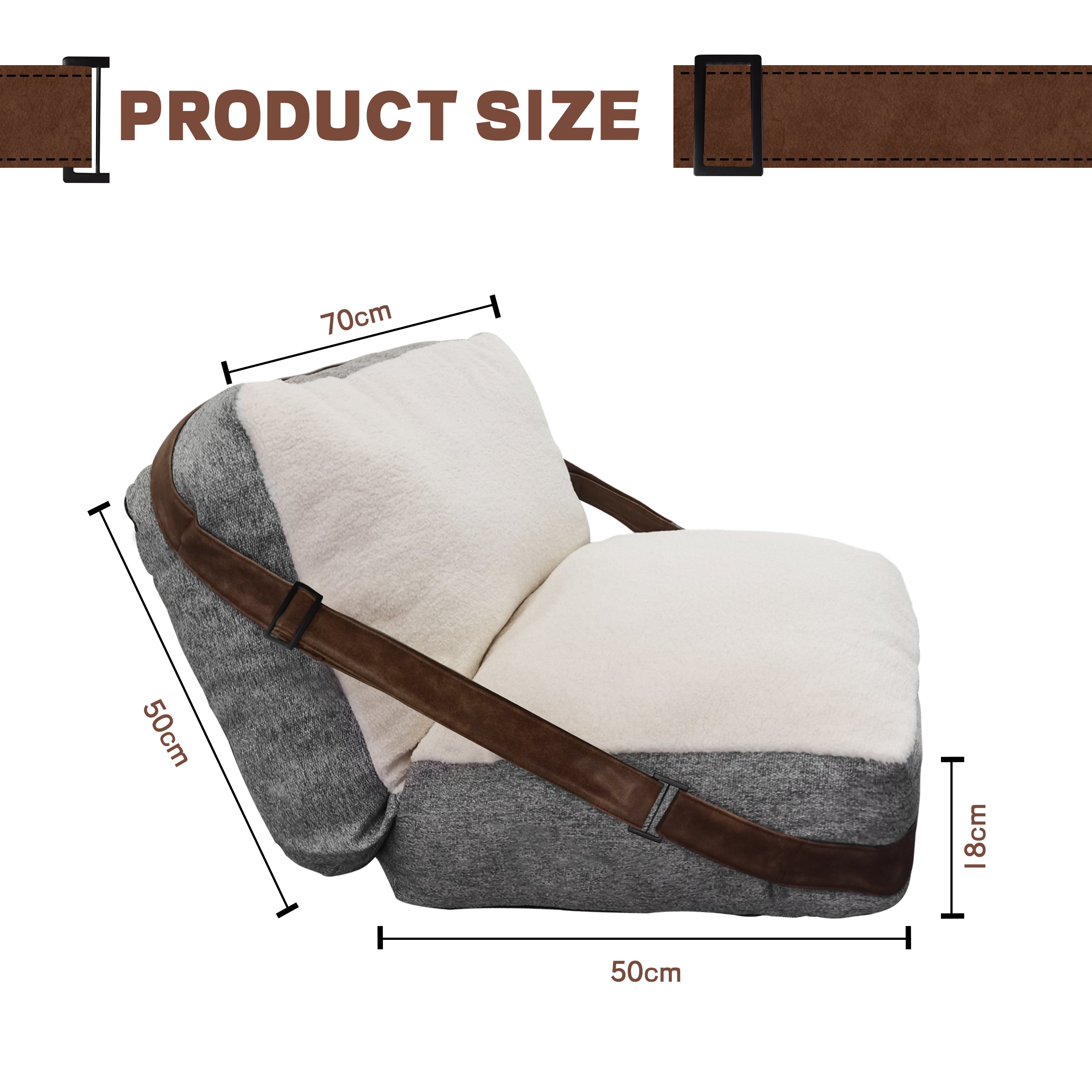 FlexiStrap Convertible Sofa Bed,39"