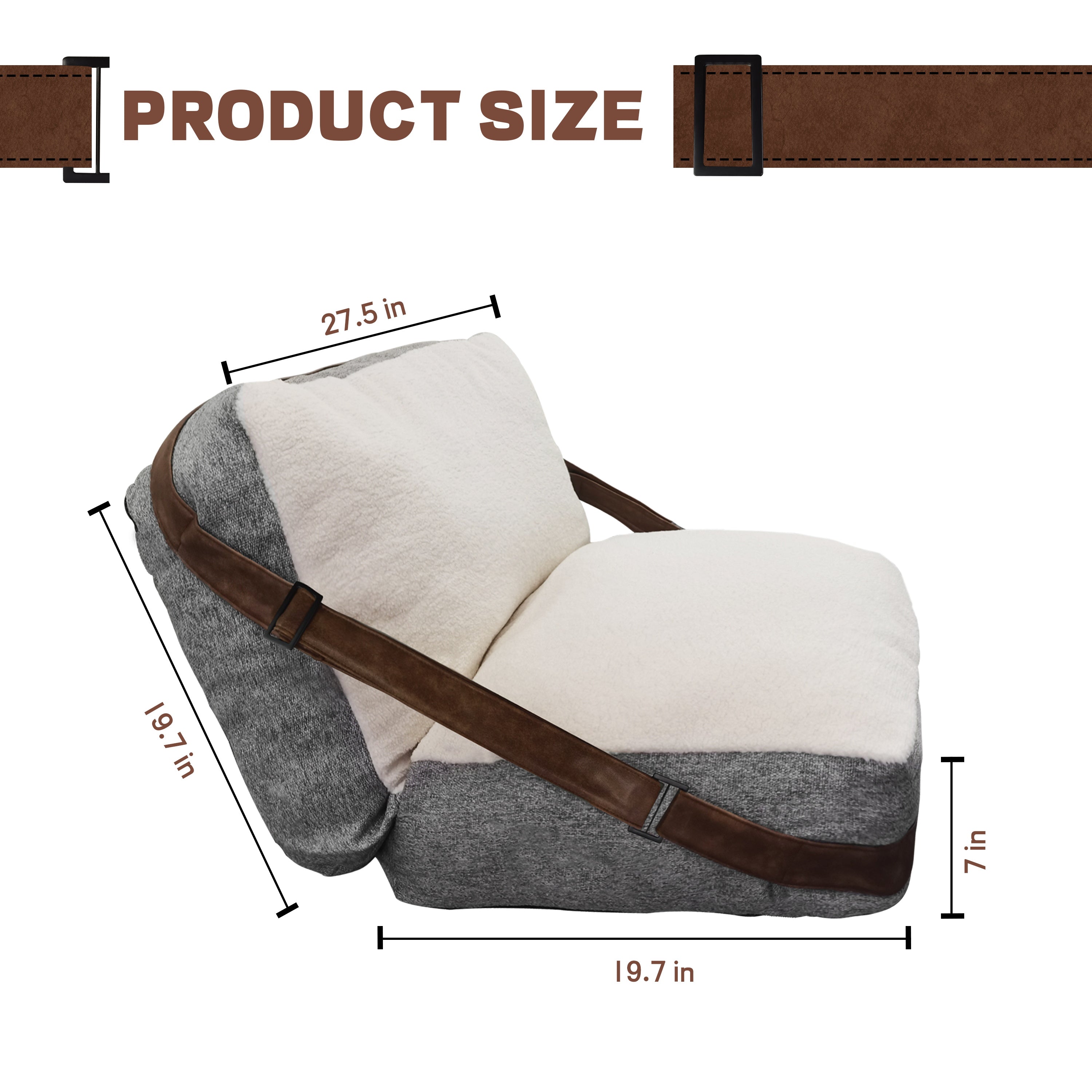 FlexiStrap Convertible Sofa Bed,39"