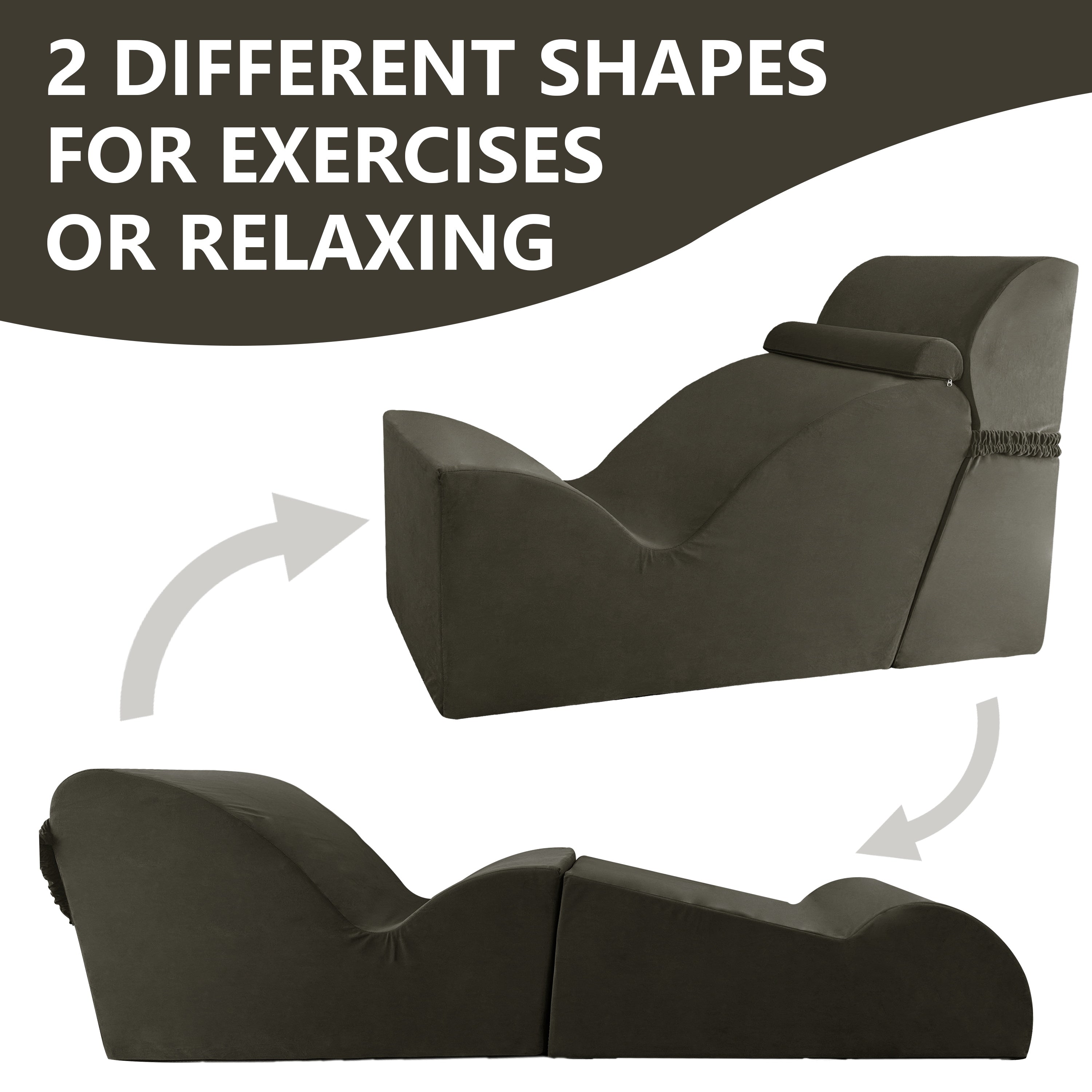 ZenFlex Dual-Purpose Yoga Chaise Lounge