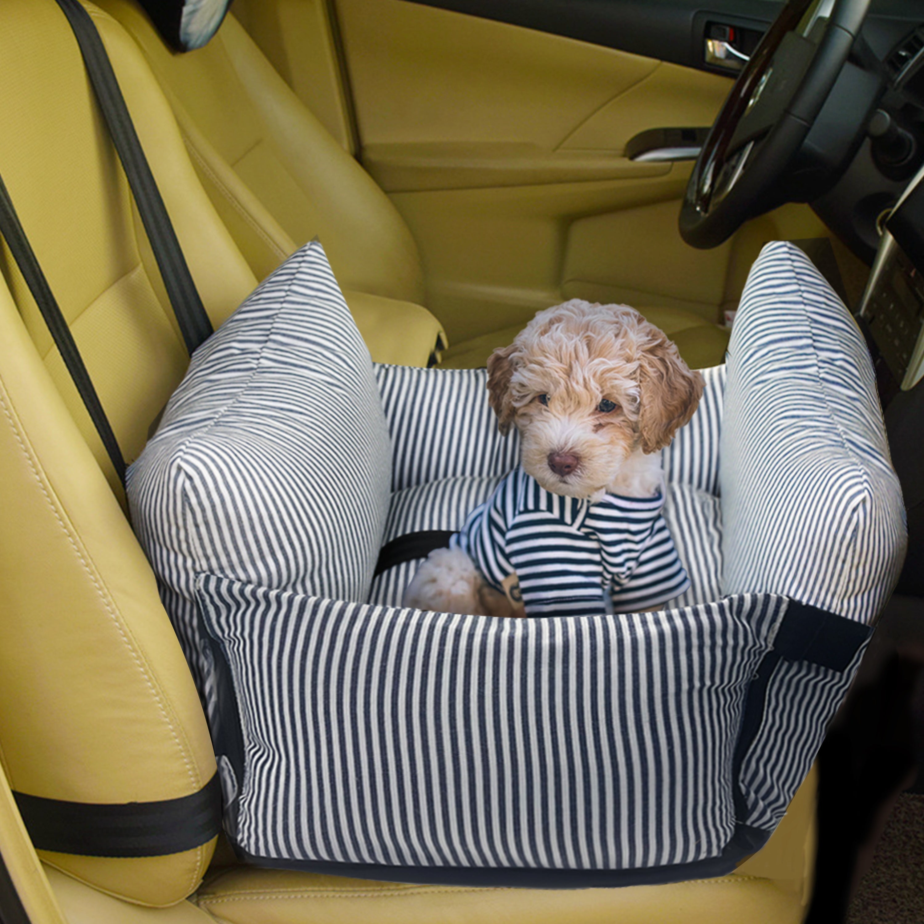 Car Seat Booster Seat for Dogs, Pet Travel Bed — blue