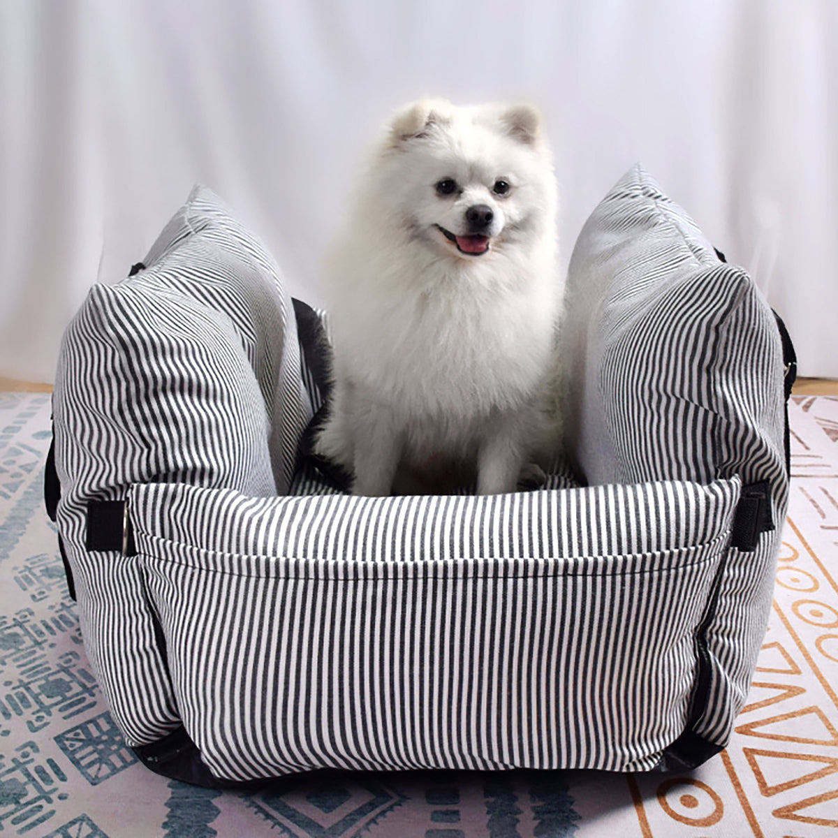 Car Seat Booster Seat for Dogs, Pet Travel Bed — blue