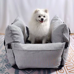 Car Seat Booster Seat for Dogs, Pet Travel Bed — blue