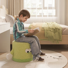 Kids Ottoman Footrest Foam Cushion Seat