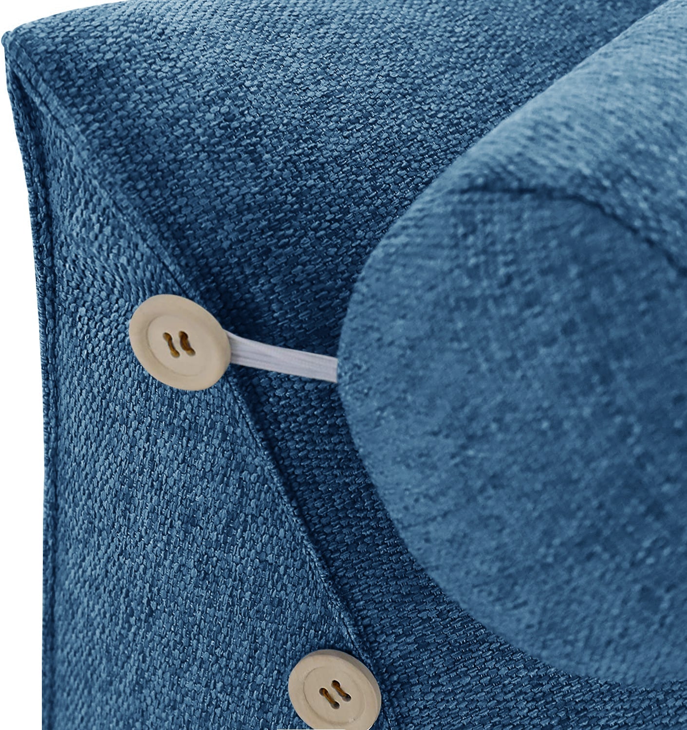 Adjustable Neck Back Support Pillows With Bolster Linen