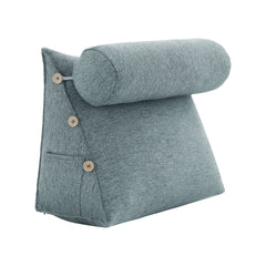 Adjustable Neck Back Support Pillows With Bolster Linen