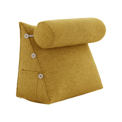 Adjustable Neck Back Support Pillows With Bolster Linen